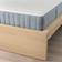 IKEA Malm White Stained Oak Veneer Ramsäng 200x180cm