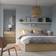 IKEA Malm White Stained Oak Veneer Ramsäng 200x180cm