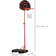 Homcom Adjustable Basketball Hoop Backboard w/ Wheels for Kids