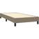 vidaXL Bed Frame with Mattress Taupe Frame Bed 90x190cm