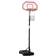 Homcom Outdoor Adjustable Basketball Hoop Stand w/ Wheels and Stable Base