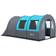 OutSunny 5-6 Man 3000mm Waterproof Tunnel Family Tent Shelter Grey/Blue