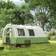 OutSunny 5-6 Man 3000mm Waterproof Tunnel Family Tent Shelter Cream/Emerald Green