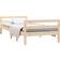 vidaXL 821639 Bed Frame without Mattress Natural Sengeramme 80.5x195.5cm