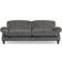 Dunelm Ashford Chunky Chenille Charcoal Sofa 236cm 4 Seater