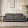 Dunelm Ashford Chunky Chenille Charcoal Sofa 236cm 4 Seater