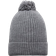 The North Face Logo Box Pom Beanie - TNF Medium Grey Heather