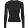 SKIMS Fits Everybody Long Sleeve T-shirt - Onyx