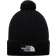 The North Face Logo Box Pom Beanie - TNF Black