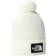 The North Face Logo Box Pom Beanie - Gardenia White