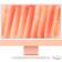 Apple iMac, 24-inch, M4 Chip, 10-core CPU, 10-core GPU, 32GB Unified Memory, 2TB SSD Storage Orange
