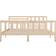 vidaXL 3101168 Bed Frame without Mattress Natural Sengeramme 186x205.5cm
