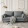 Yaheetech U110327155 Dark Gray Sofa 170cm 2 Seater