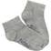 Fuzzies Ankle Socks 2-pack - Grey Melange (2100-123)