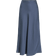 Vila Satin Maxi Midi Skirt - Blue
