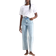 Lindex Wide Hanna Cropped Jeans - Light Denim