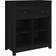 vidaXL 813768 Black Sideboard 70x80cm