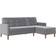 Loft24 Chaiselong Sovesofa Med Opbevaring Lilly Grå Sofa 212cm