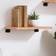 vidaXL 363626 Light Brown Wall Shelf 40cm
