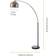 Teamson Home Arquer Arc Antique Brass Floor Lamp 170cm