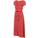 Regatta Women's Maisyn Stripe Shirt Dress - True Red/White Stripe