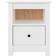 vidaXL 813711 White Sängbord 35x40cm