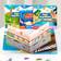 Shein 1pc Montessori Reusable Jelly Stickers Busy Book - Multi-Scene Static Cling Activities