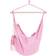 Beliani Indoor Outdoor Boho Hanging Chair Pink