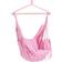 Beliani Indoor Outdoor Boho Hanging Chair Pink