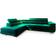 Masseno Ecksofa Grün Sofa 275cm 5-Sitzer