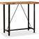 vidaXL Solid Reclaimed Brown/Black Bar Table 60x120cm 5pcs
