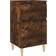 vidaXL Cabinet Smoked Oak Bedside Table 35x40cm