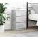 vidaXL Cabinet with 3 Drawers Concrete Grey Bedside Table 35x39cm