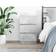 vidaXL Cabinet with 3 Drawers Concrete Grey Bedside Table 35x39cm