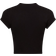 Calvin Klein Slim Cropped Ribbed T-shirt - Black