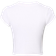 Calvin Klein Slim Cropped Ribbed T-shirt - White