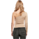 Urban Classics Asymmetric Long Sleeve Top - Union Beige/Black