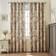 Dunelm Bridget Etched Floral Blackout Eyelet Curtains Natural 137x168cm