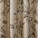 Dunelm Bridget Etched Floral Blackout Eyelet Curtains Natural 137x168cm