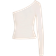 Urban Classics Asymmetric Long Sleeve Top - Whitesand Black