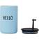Design Letters Hello Light Blue Termokopp 35cl