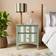 Dunelm Beatrice Sage Bedside Table 40x55cm