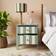 Dunelm Beatrice Sage Bedside Table 40x55cm