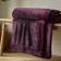 Catherine Lansfield Faux Velvet Blankets Purple (200x150cm)