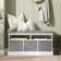 SoBuy Hidden White/Gray Storage Bench 95.8x50cm