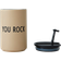 Design Letters You Rock Beige Termokop 35cl