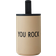 Design Letters You Rock Beige Termokop 35cl