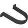 FloPlast Black FLOPLAST 68mm Round Gutter Pipe Clip