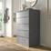 IKEA MALM Grey Glazed Kommode 80x123cm