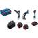 Bosch Combo Kit 4 tool kit 18V Profi Set (Gsr Gdx Gws Gbh)